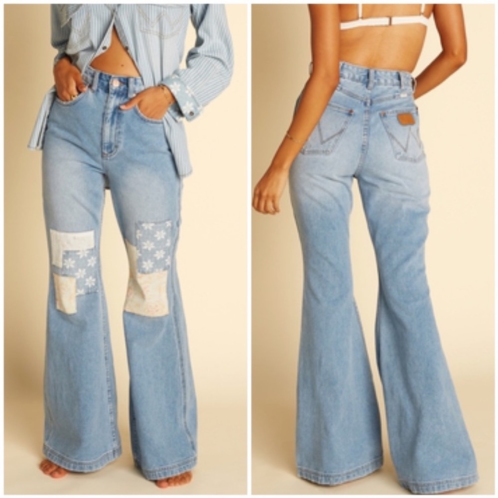 Billabong X Wrangler Flared Patch Jeans - image 2